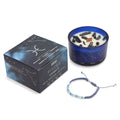 Zodiac Crystal Candle & Gemstone Bracelet — Pisces