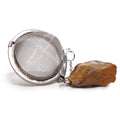Celestial Gemstone Tea Strainer — Gold Tigers Eye