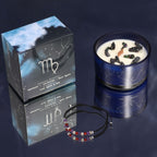 Zodiac Crystal Candle & Gemstone Bracelet — Virgo