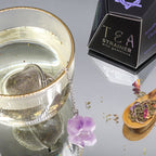 Celestial Gemstone Tea Strainer — Amethyst Cluster