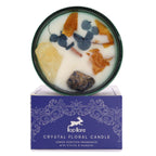 Solar Bloom — Crystal Flower Candle