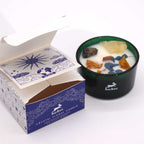 Solar Bloom — Crystal Flower Candle