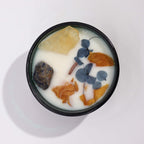 Solar Bloom — Crystal Flower Candle