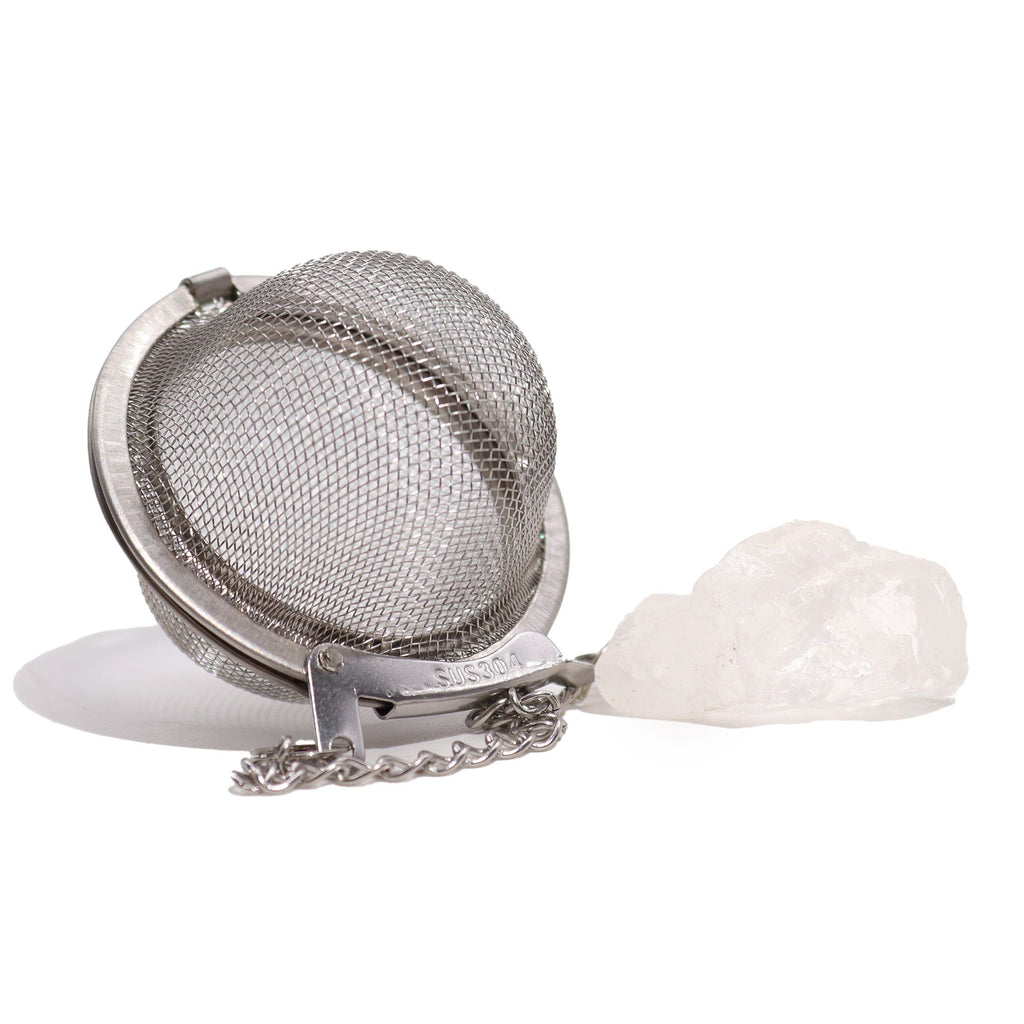 Celestial Gemstone Tea Strainer — Rock Quartz