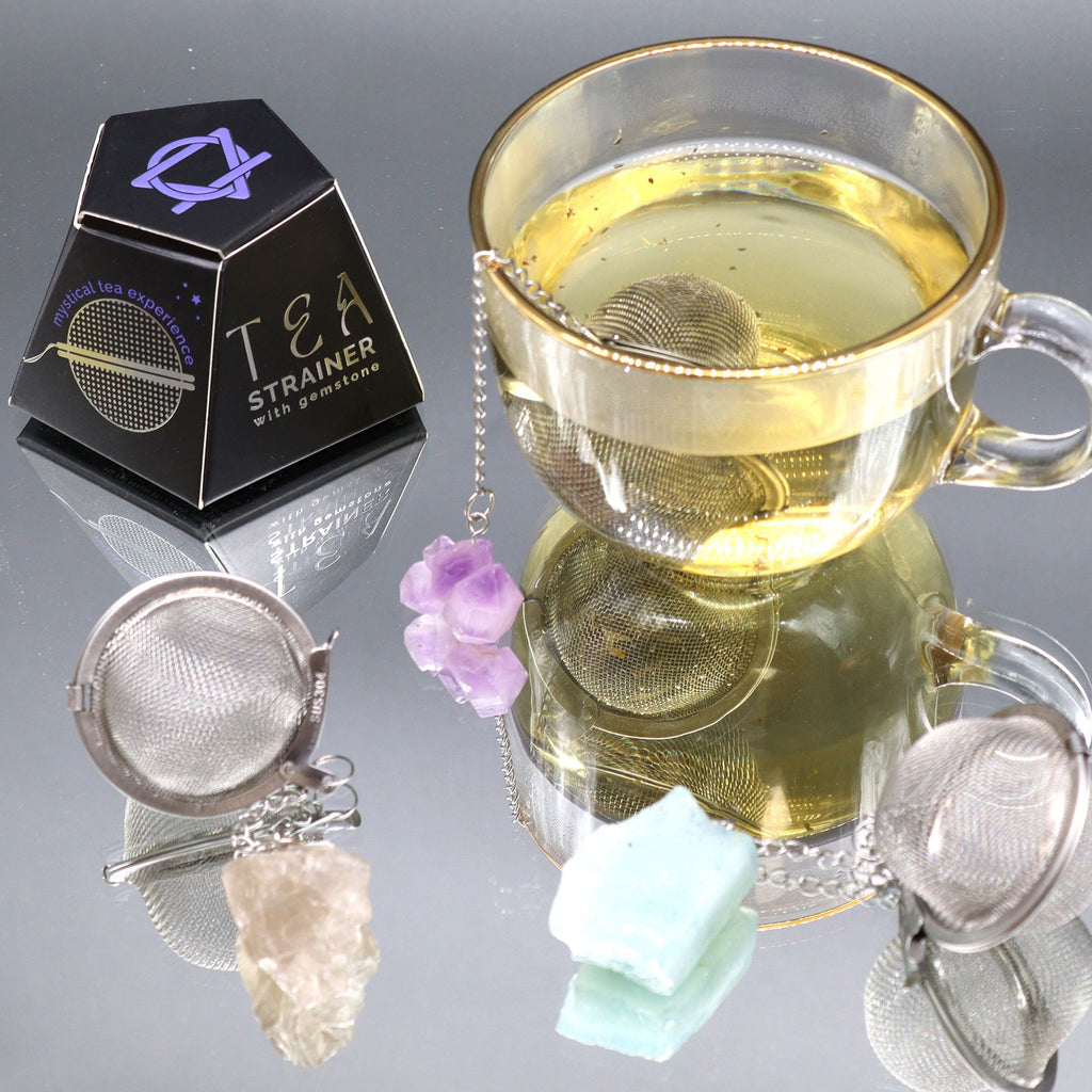 Celestial Gemstone Tea Strainer — Mookaite