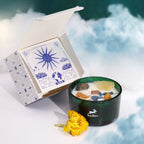 Solar Bloom — Crystal Flower Candle