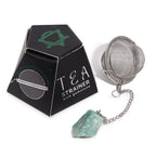Celestial Gemstone Tea Strainer — Green Aventurine
