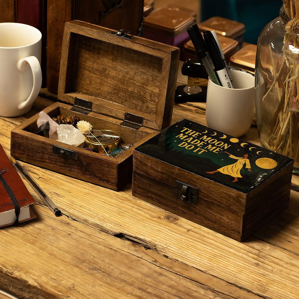 Moon Made Me Do It — Enamel Keepsake Box