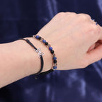 Zodiac Crystal Candle & Gemstone Bracelet — Scorpio
