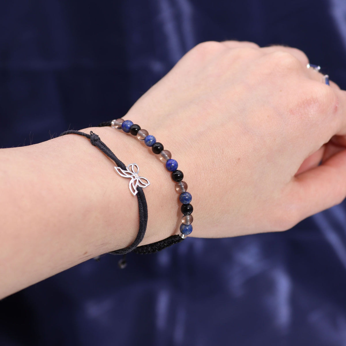 Zodiac Crystal Candle & Gemstone Bracelet — Scorpio