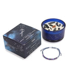 Zodiac Crystal Candle & Gemstone Bracelet — Sagittarius