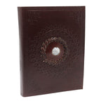 Moonstone Leather Journal — 7×5 in