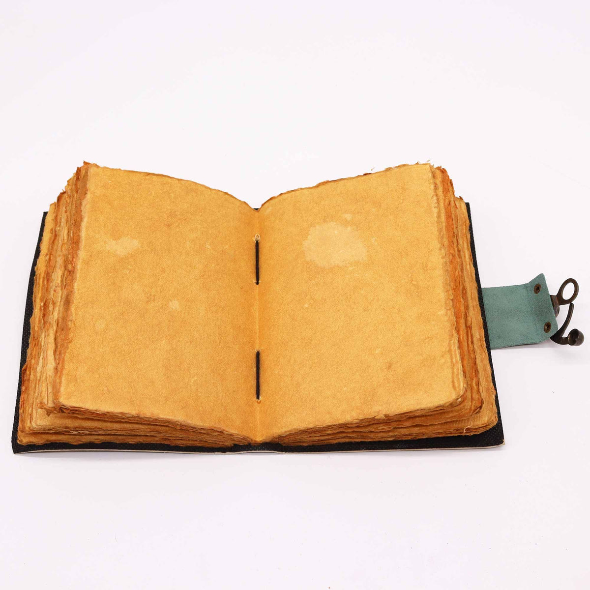 Lunar Phases Leather Journal — Deckle Edge