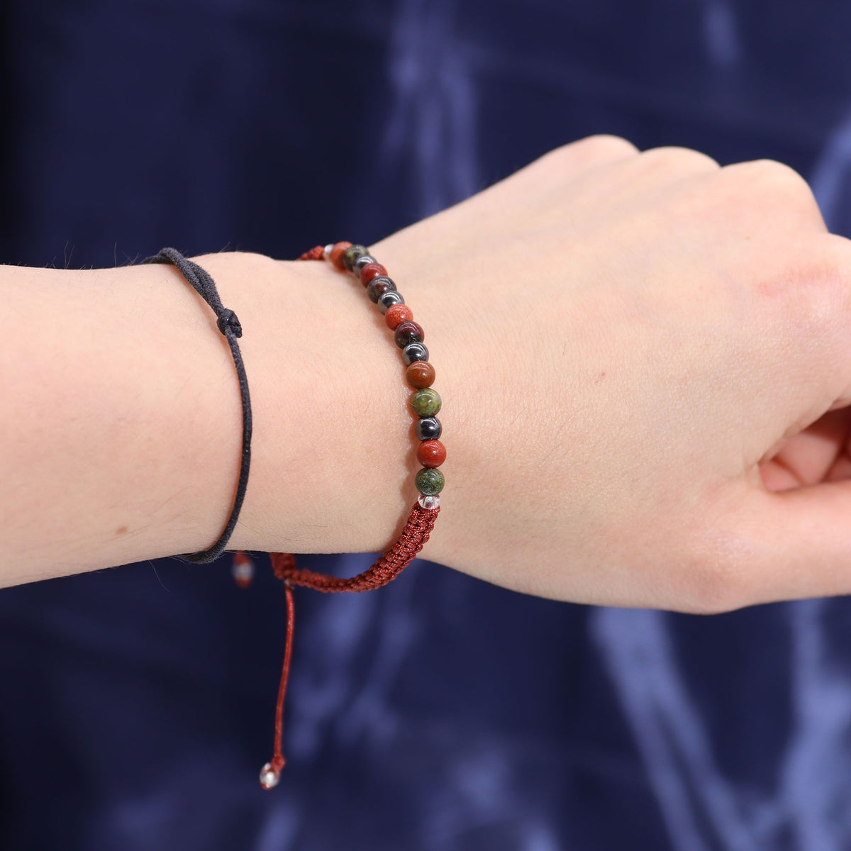 Zodiac Crystal Candle & Gemstone Bracelet — Aries