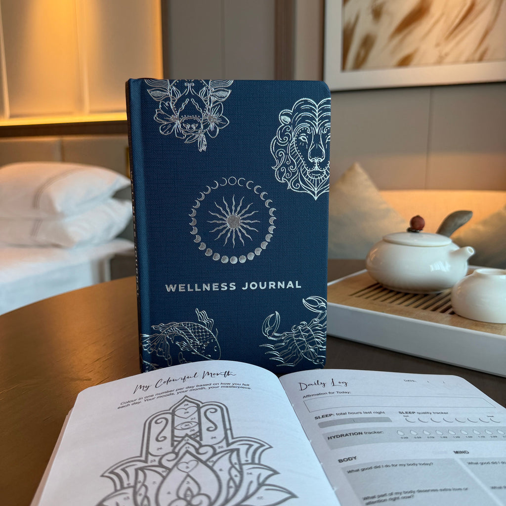 Celestial Wellness Journal — Midnight Zodiac
