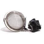 Celestial Gemstone Tea Strainer — Black Obsidian