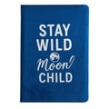 Moon Child Velvet Notebook — Midnight Blue