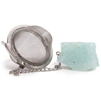 Celestial Gemstone Tea Strainer — Aquamarine