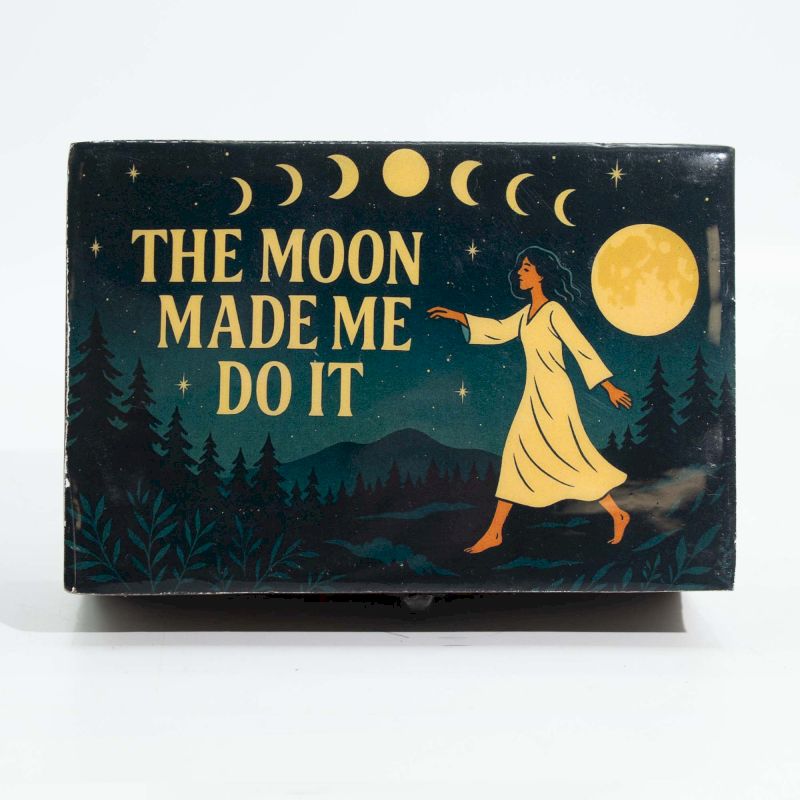 Moon Made Me Do It — Enamel Keepsake Box