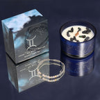 Zodiac Crystal Candle & Gemstone Bracelet — Gemini