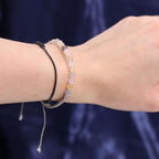 Zodiac Crystal Candle & Gemstone Bracelet — Gemini