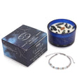 Zodiac Crystal Candle & Gemstone Bracelet — Cancer