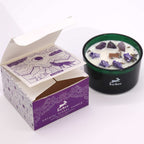 Lunar Bloom — Crystal Flower Candle