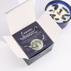 Zodiac Crystal Candle & Gemstone Bracelet — Cancer