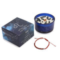 Zodiac Crystal Candle & Gemstone Bracelet — Leo
