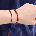 Zodiac Crystal Candle & Gemstone Bracelet — Leo