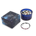 Zodiac Crystal Candle & Gemstone Bracelet — Virgo